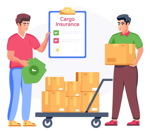 Cargo Insurance  Illustration