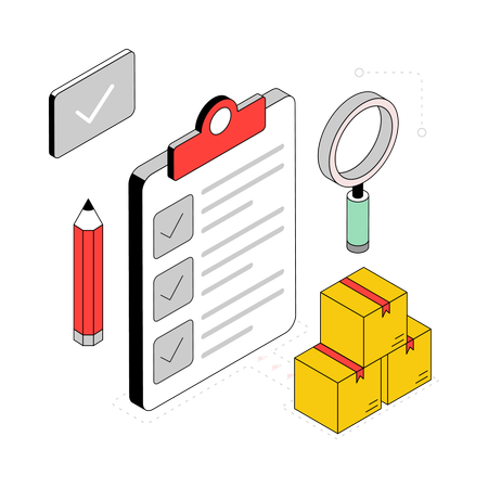 Cargo Inventory  Illustration