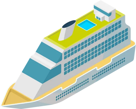 Cargo Ship  Illustration