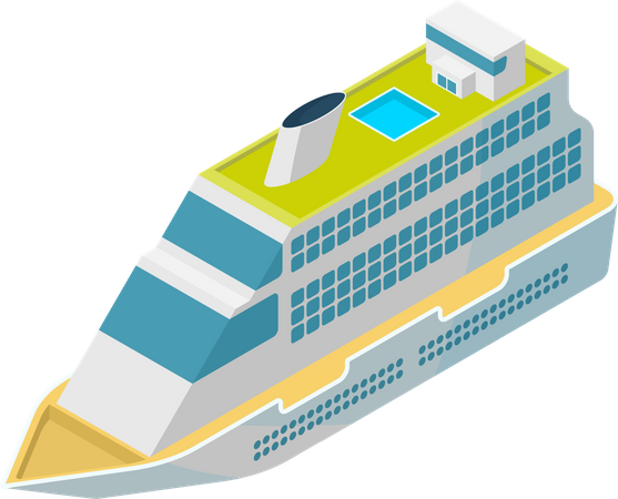 Cargo Ship  Illustration