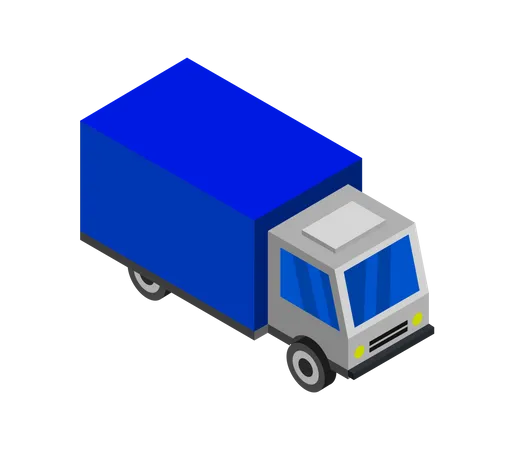 Cargo Truck  Illustration