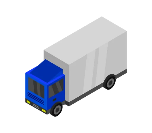 Cargo Truck Illustration