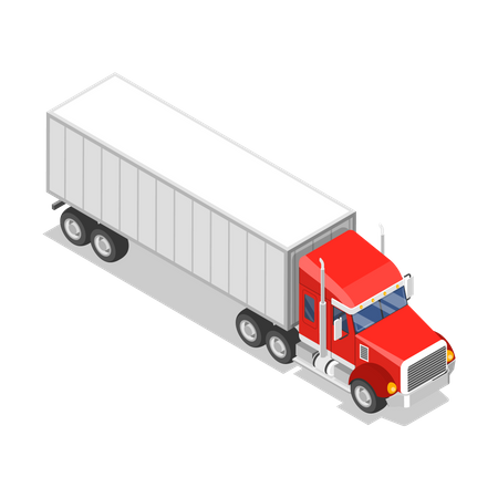 Cargo truck  Illustration