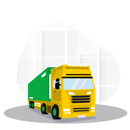 Cargo Truck  Illustration