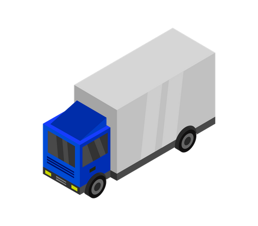 Cargo Truck  Illustration