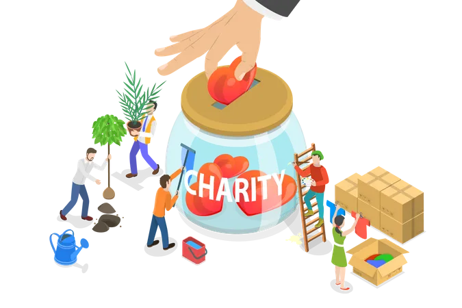 Caridad y filantropía  Ilustración