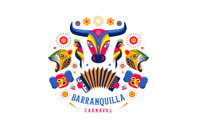 Carnaval de Barranquilla  Illustration