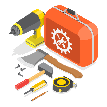 Carpentry kit  Illustration