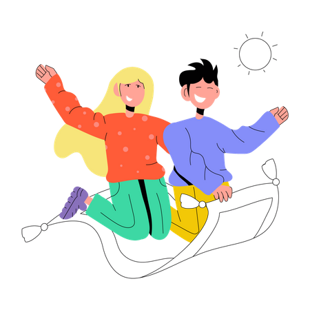 Carpet Riding  Illustration