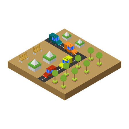 Carrefour  Illustration