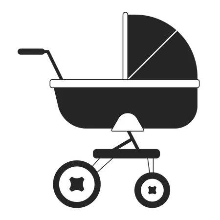 Carrinho de bebê  Ilustração