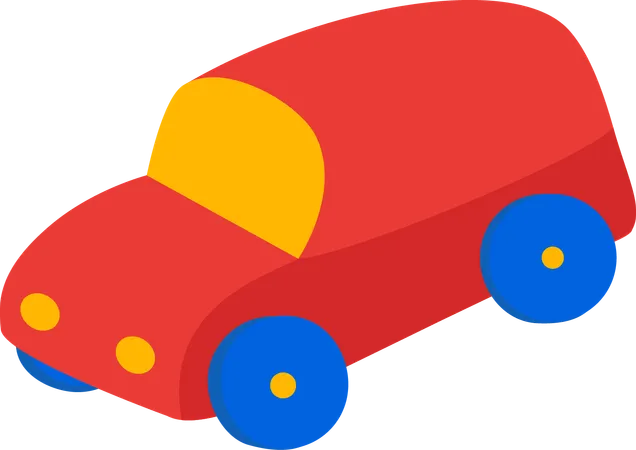 Carro de brinquedo  Ilustração