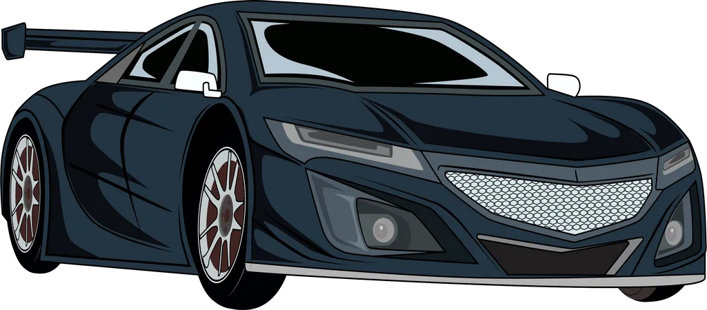 Carro esporte moderno  Ilustração