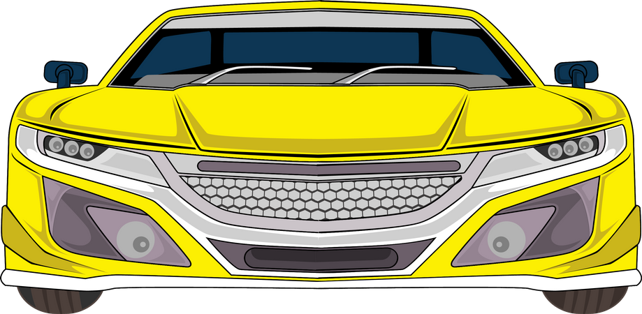 Carro esporte moderno  Ilustração