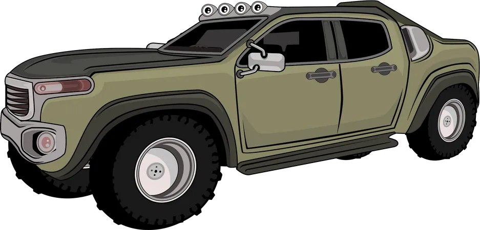 Carro moderno  Ilustração