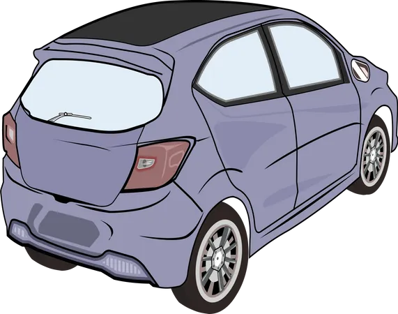 Carro moderno  Ilustração