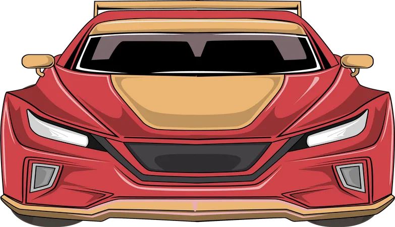 Carro moderno  Ilustração