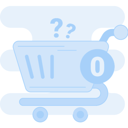 Carro vacio  Ilustración