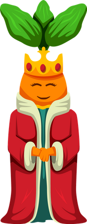 Carrot king  Illustration