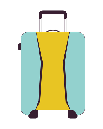 Carrying baggage  Illustration