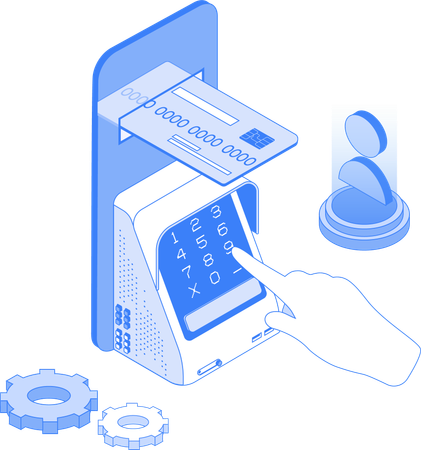 Codice della carta di credito  Illustration