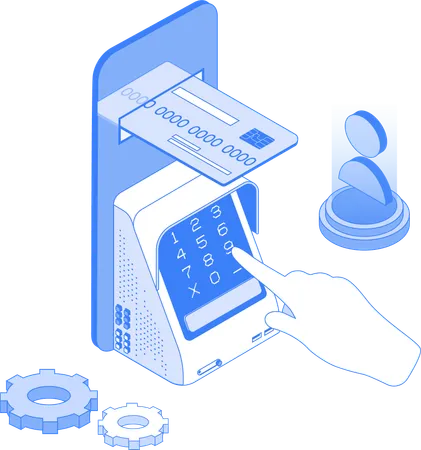 Codice della carta di credito  Illustration