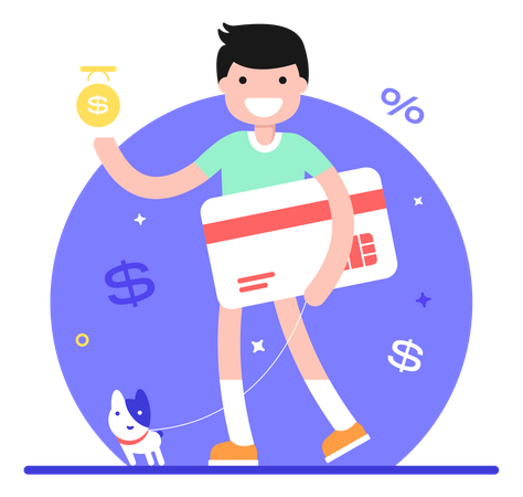 Cartão de bônus  Ilustração