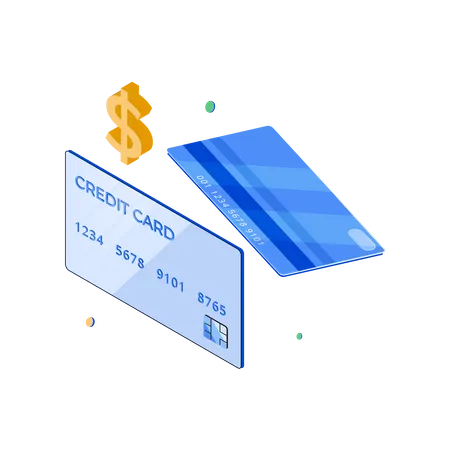 Cartão de crédito  Ilustração