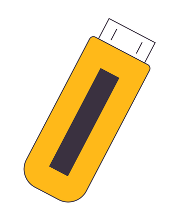 Cartão de memória flash  Ilustração