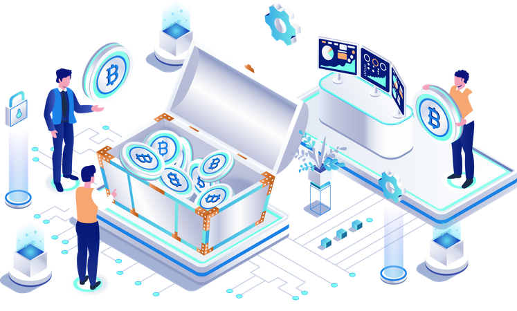 Carteira Bitcoin  Illustration