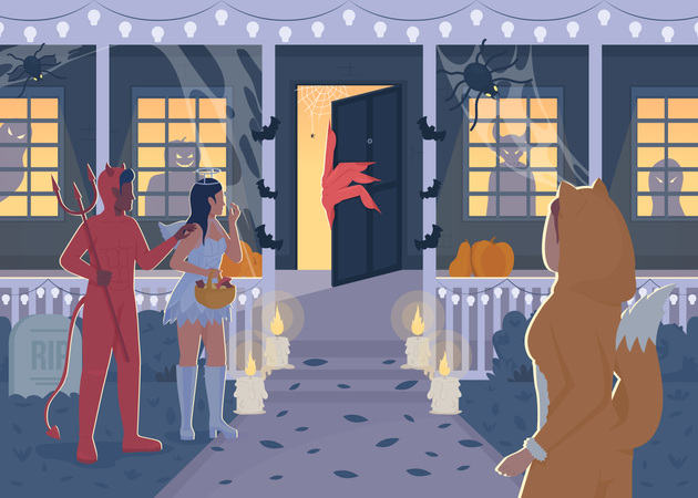 Casa con monstruos  Ilustración