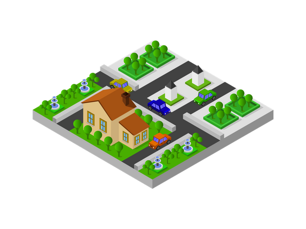 Casa de aldeia  Ilustração