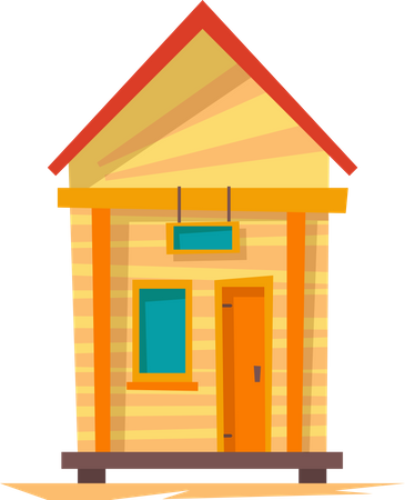 Casa en la playa  Ilustración