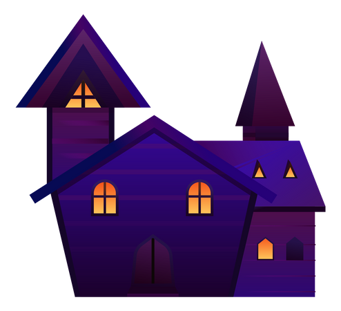 Casa-fantasma  Ilustração