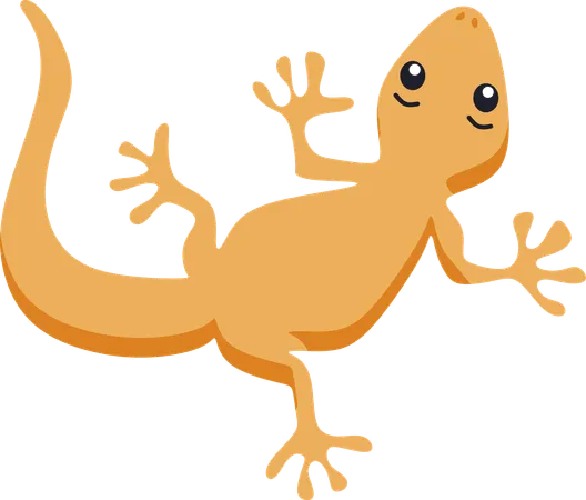 Lagarto doméstico  Ilustração