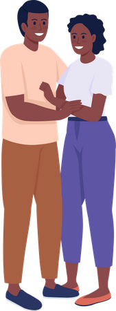 Casal apaixonado  Ilustração
