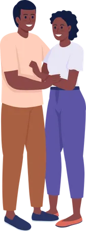 Casal apaixonado  Ilustração