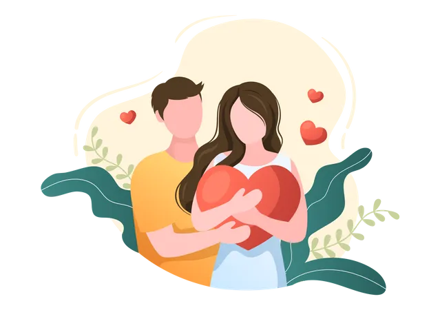 Sinal De Amor Vetor Desenho Animado Ilustracao De Fundo Para Autocuidado Dia Dos Namorados Ou Voce Mesmo Icone Em Diferentes Acoes De Felicidade Para Poster Ilustração