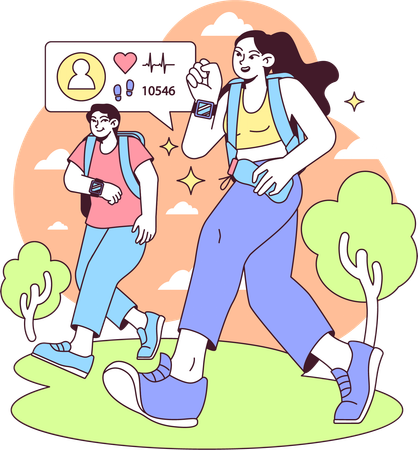 Casal transando junto  Illustration