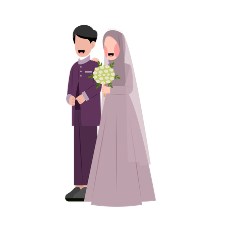 Casamento islâmico  Ilustração