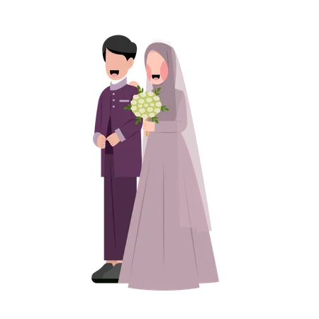 Casamento islâmico  Ilustração