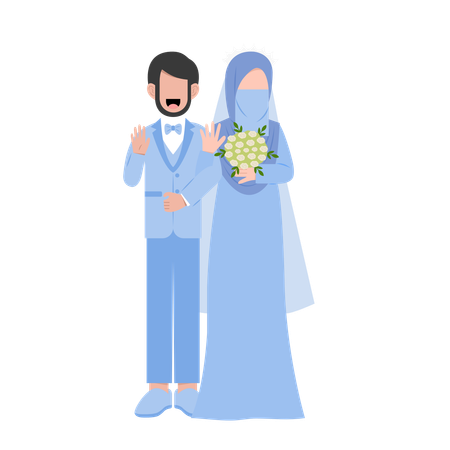 Casamento islâmico  Ilustração