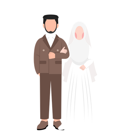 Casamento islâmico  Ilustração