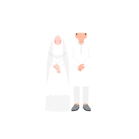 Casamento islâmico  Ilustração