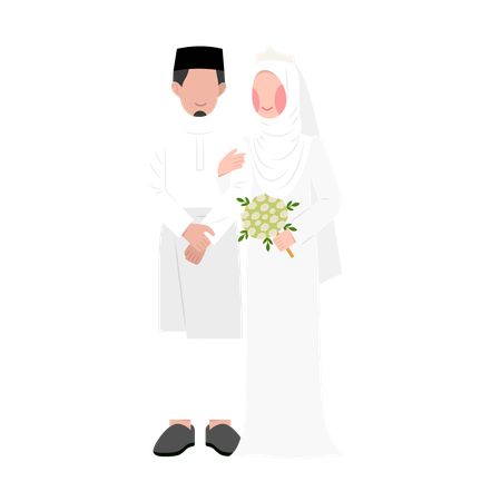 Casamento Muçulmano  Ilustração