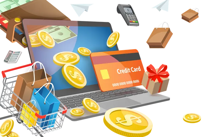 Cash Back  Illustration