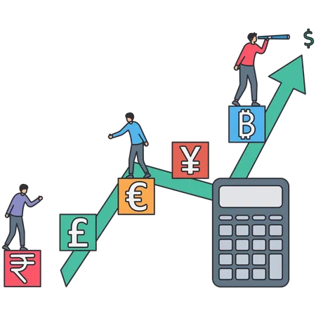 Cash Flow Management or financial deposit  Illustration