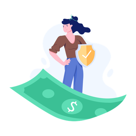 Cash Insurance  Illustration