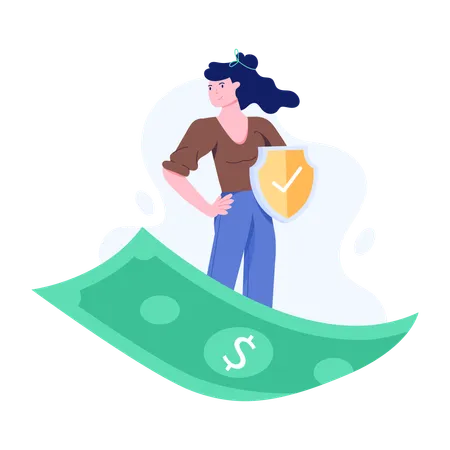 Cash Insurance  Illustration