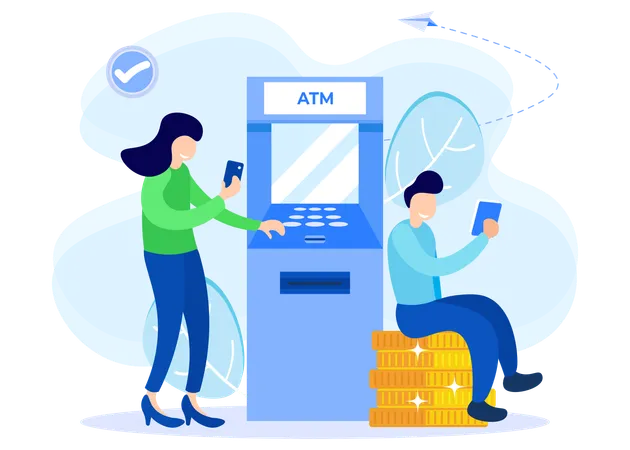 Cash Machine  Illustration